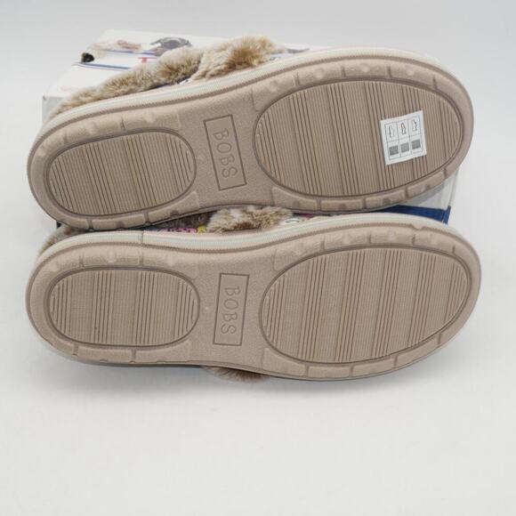 NEW Skechers Bobs Too Cozy Doodles Dogs Slippers Indoor Outdoor Women's 6 Wide - Picture 7 of 8